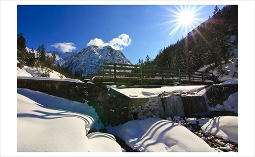 Zima v Tirolsku