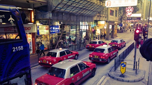 Hongkongské taxíky