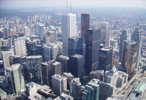 Výhľad zo CN Tower 1