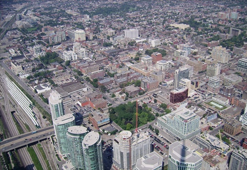 Výhľad zo CN Tower 5