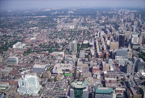 Výhľad zo CN Tower 6