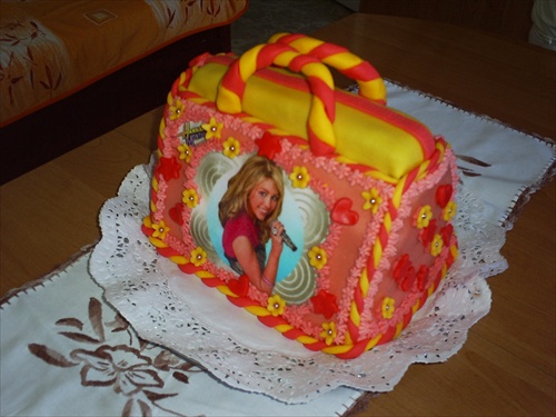 Torta-Kabelka Hannah Montana