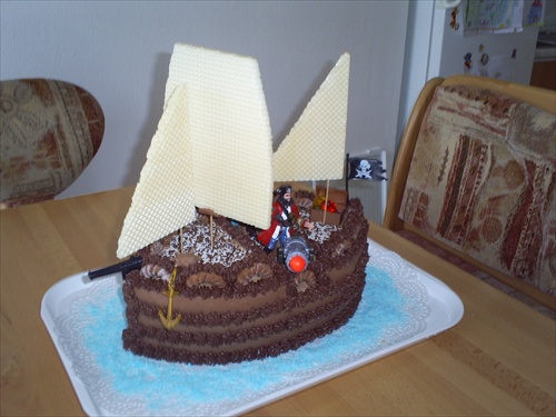 Torta -Pirátska loď