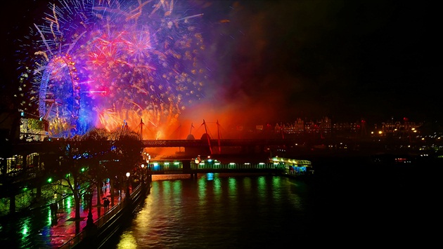 London Firework 2014