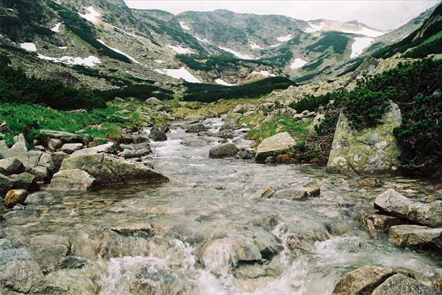 Potok v Tatrách.