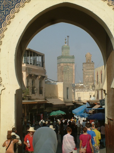 Maroko- vchod do stareho Fesu