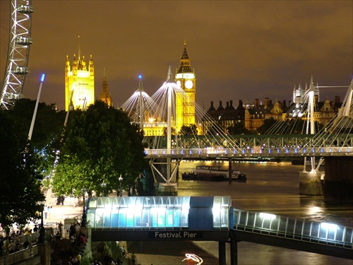 Londyn v noci