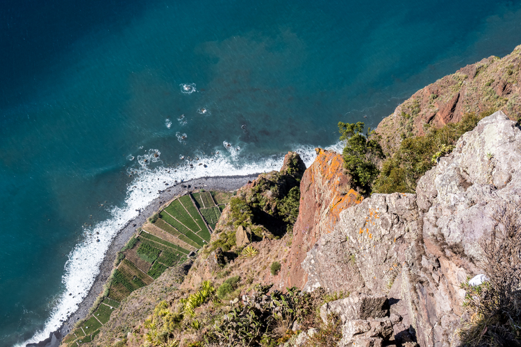 Z vyhliadky Cabo Girão - Madeira, Portugalsko