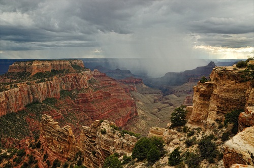 Storms again and again - Grand Canyon, Arizona