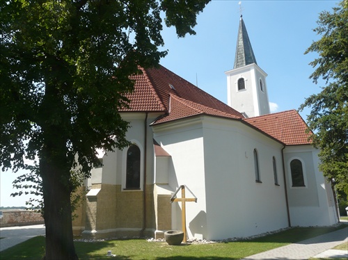 Pohľad na kostol Sv. Štefana z východu