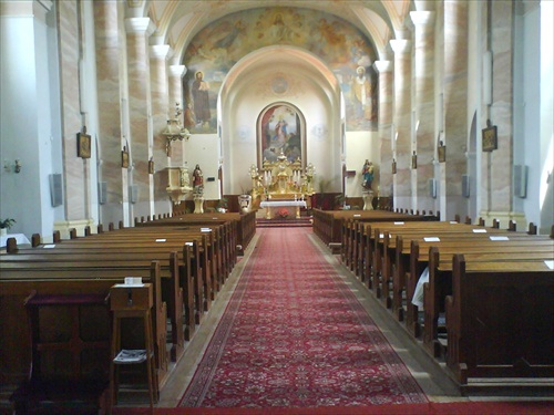 Kostol sv. Alžbety - interiér