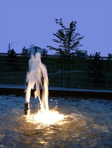 podvečerná fontána 2