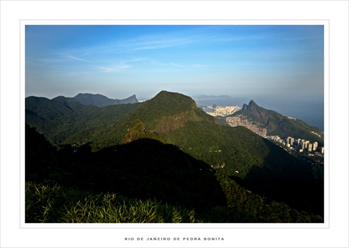 Rio de Janeiro z Pedra Bonita