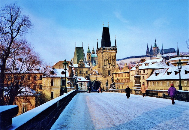 Praha v zime... December 1990 