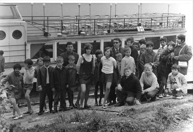 S deťmi detského domova, Oravská priehrada-Prístav,  Leto -1969
