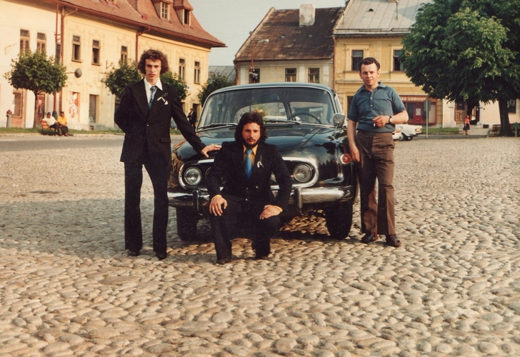Bardejov, Leto 1977, Svadobná Šestotrojka na námestí...