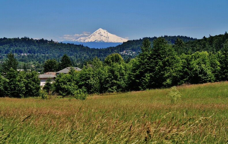 Výhľad na Mount Hood...