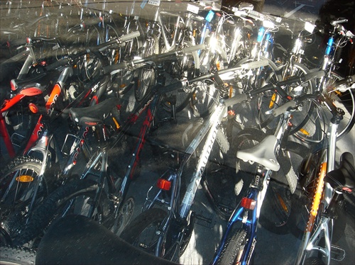 Veľa veľa bicyklov...