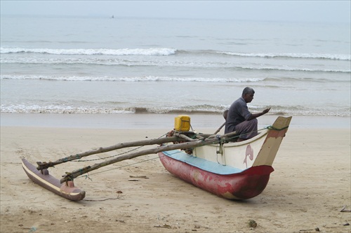 Srilanský rybár