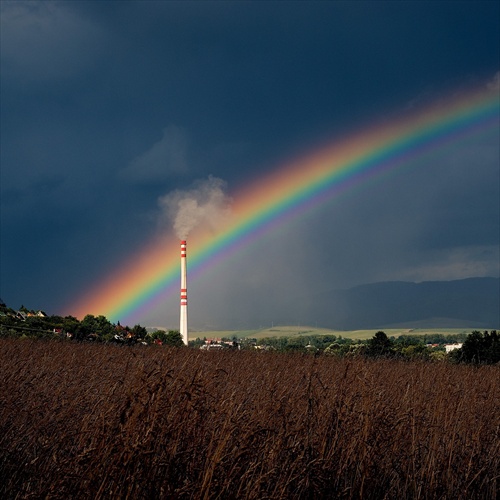 Dúha nad Martinom