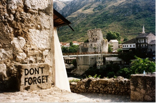 most pred rekonštrukciou - Mostar
